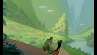 Hey there Pacha You just missed your relativesMy relativesWe just sent them up to your houseWhat did they look likeSee there was this big guy and this older woman who wasHow would you describe herScary beyond all reasonYeah that's it - The Emperor's New Groove