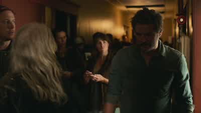 MAN: Hey, there's a line! - The Last of Us