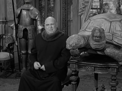 Hey, Thing, how about
snapping it up a bit? - The Addams Family