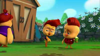 Hey, those look like
Captain Tully's paw prints. - The Chicken Squad