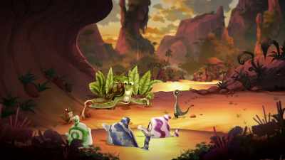 -Hey!
-Three cheers for Rocky! - Gigantosaurus