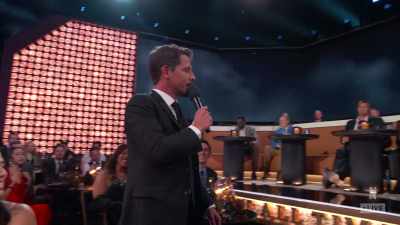 Hey, Tom. This is great.
Nice shoes, bitch. - The Roast of Tom Brady