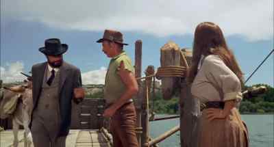 - Hey, Travis! I got us some meat.
- Good. - Move it! - Barquero