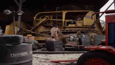 Hey! Turn that thing off!
Get out of there! - Killdozer
