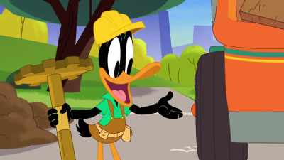 Hey, Tweety, why
don't you try lifting - Bugs Bunny Builders