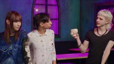 - Hey, uh, nice
try on that curse, - The Boulet Brothers' Dragula: Titans