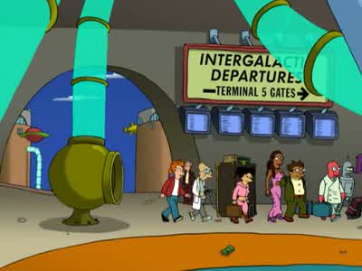 Hey, uh, where's my suitcase? - Futurama
