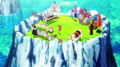 Hey, Uta. Why did you stop
trying to become a pirate? - One Piece Film Red