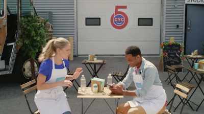 Hey, wait a sec.
What's that noise? - Cooking Up Love