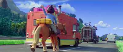 -Hey, watch it! Watch...
(screaming) - Playmobil: The Movie