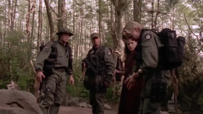 Hey! Watch where you point that thing! - Stargate SG-1