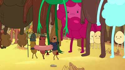 Hey! We are not happy
with you! - Adventure Time: Fionna & Cake
