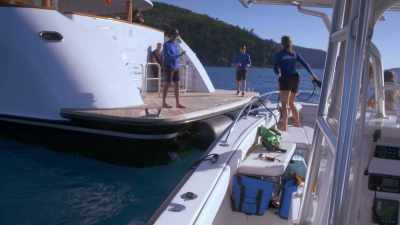 Hey, welcome back. - Below Deck Down Under
