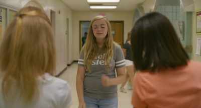 Hey, well, thanks for talking
to me, you guys, um... - Eighth Grade