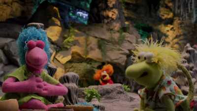 Hey, Wemble-butt, how do you feel about
a birthday spinning contest? - Fraggle Rock: Back to the Rock