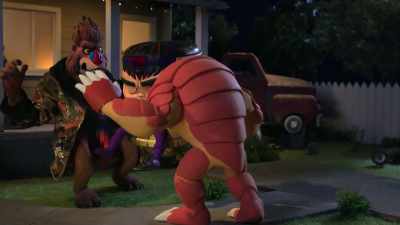 -Hey, wha-- Okay, okay.
-[grunting] - Marvel's M.O.D.O.K.