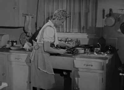 Hey, what about it? I'm hungry.
Uh, not yet! - A Lady Takes a Chance