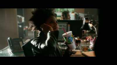 -Hey. What are you doing here?
-(SCOFFS) - Geostorm