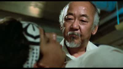 Hey. What? Close eye. - The Karate Kid