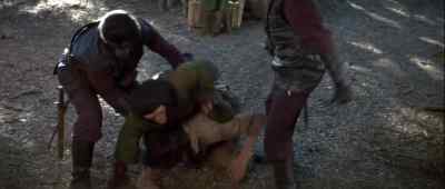 Hey. What the...? - Battle for the Planet of the Apes