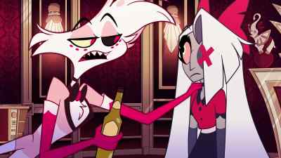Hey, whatever means I can keep
crashin' here rent free. - Hazbin Hotel