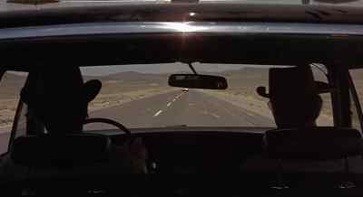 Hey.
What's he doing? - Vanishing Point