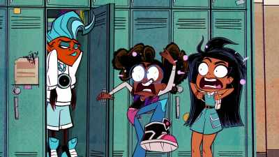 - Hey, what's poppin?
- (screams) - Marvel's Moon Girl and Devil Dinosaur