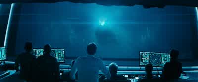 Hey, what's with the light show? - Godzilla: King of the Monsters