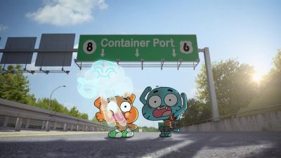 Hey!
Where are you going? - The Amazing World of Gumball
