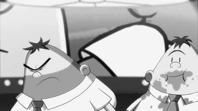 Hey, where'd he go?
And where's my wallet? - The Epic Tales of Captain Underpants
