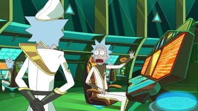 - Hey, whoa, whoa!
- What are you doing in here? - Rick and Morty
