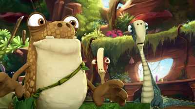 -Hey! Why can't I?
-What do you mean? - Gigantosaurus