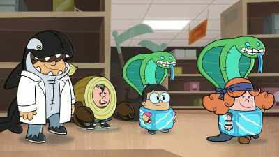 Hey, why did you guys need me
to harvest all my pit cabbages? - The Spooky Tale of Captain Underpants Hack-a-ween