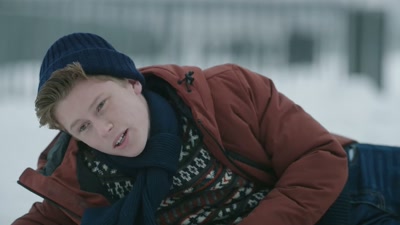 Hey, why do you love
ice skating so much? - Snow Day