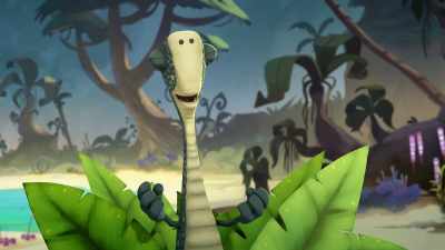 Hey! Why don't I have a picnic with you? - Gigantosaurus