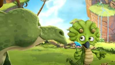 Hey, why don't you paint
some more pictures - Gigantosaurus