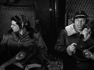 Hey, Willie, slow down a bit, will you?
Our right engine keeps icing up. - Island in the Sky