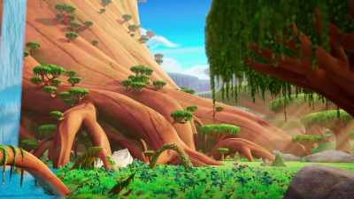 -Hey! You four, where are you headed?
-[all yelp] - Star Wars: Young Jedi Adventures