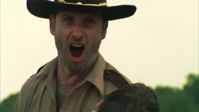 Hey, you move, dickhead! - The Walking Dead