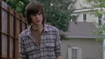 Hey. You okay? Why wouldn't I be? - The Walking Dead