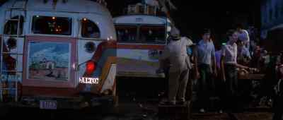Hey, you're on the wrong bus! - Romancing the Stone