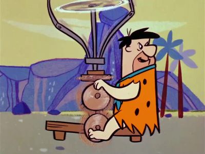 Hey you're too fat Fred - The Flintstones