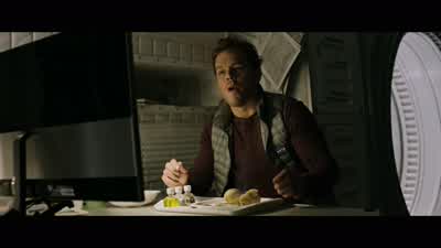 HF, O-u H7, W." - The Martian