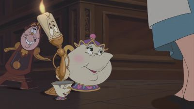 Hi Belle Oh hello - Beauty and the Beast: The Enchanted Christmas
