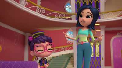 Hi! Bonjour![Abby giggling] - Abby Hatcher