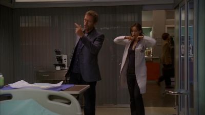 Hi. Cuddy called. She needs you
to iron her shirts. - House