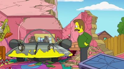 Hi diddly ho neighbor - The Simpsons
