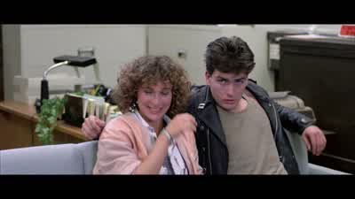 - Hi. - Don't "hi" me, young lady. - I want to get out of here, now, all right? - Okay. - Ferris Bueller's Day Off
