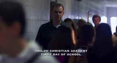 - Hi.
- Get 'em, Claire. - Facing the Giants