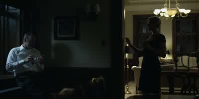 - Hi. - Hello. - More wine? - Mm-hmm. - House of Cards